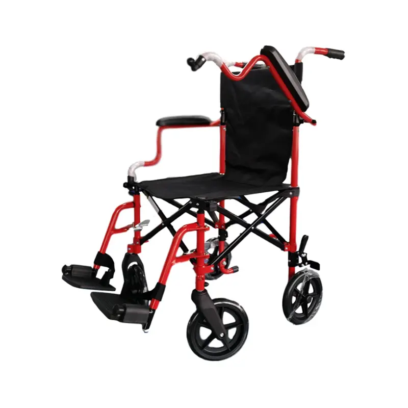8" Wheels Lightweight Portable Transport Foldin...